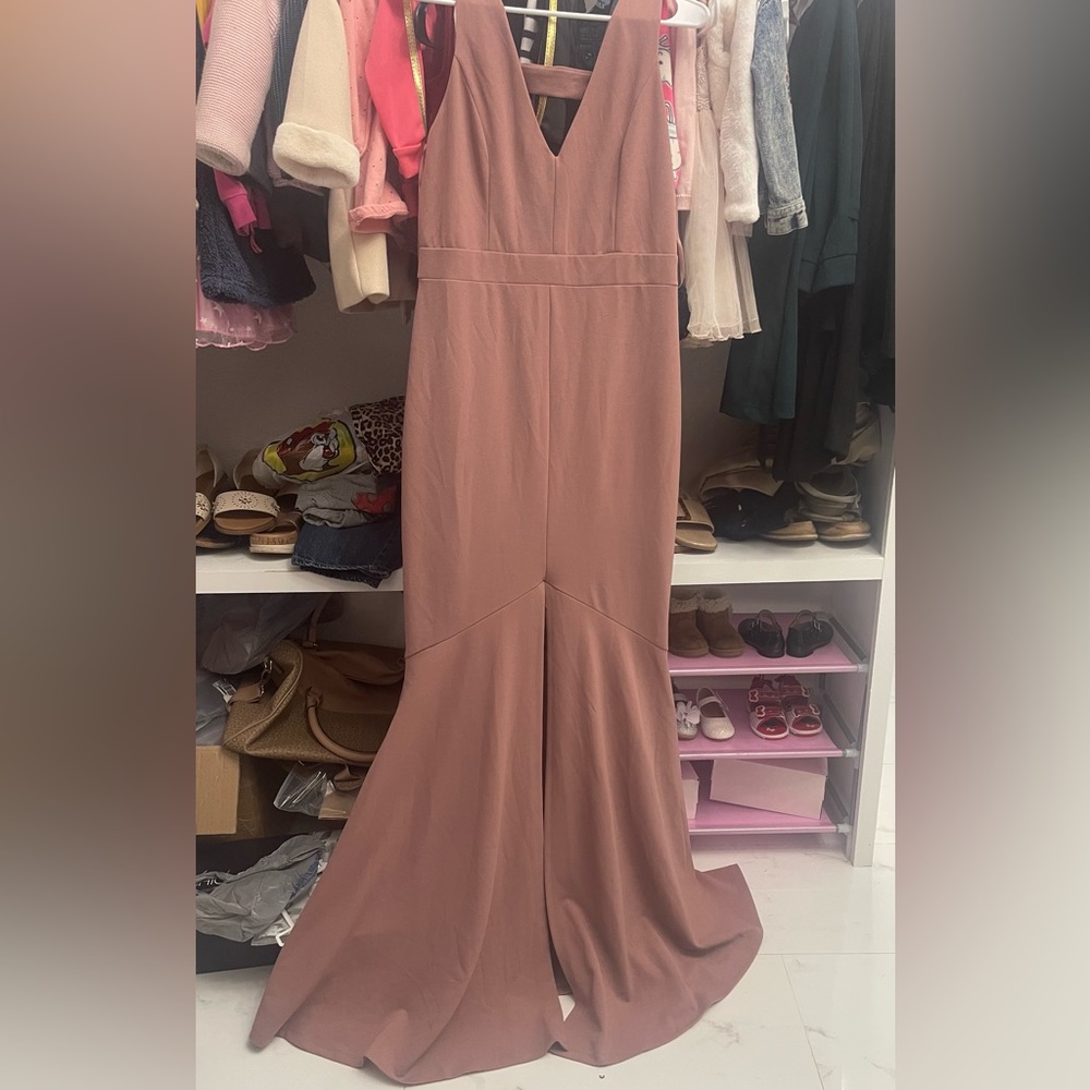 Gorgeous dusty pink dress size LARGE